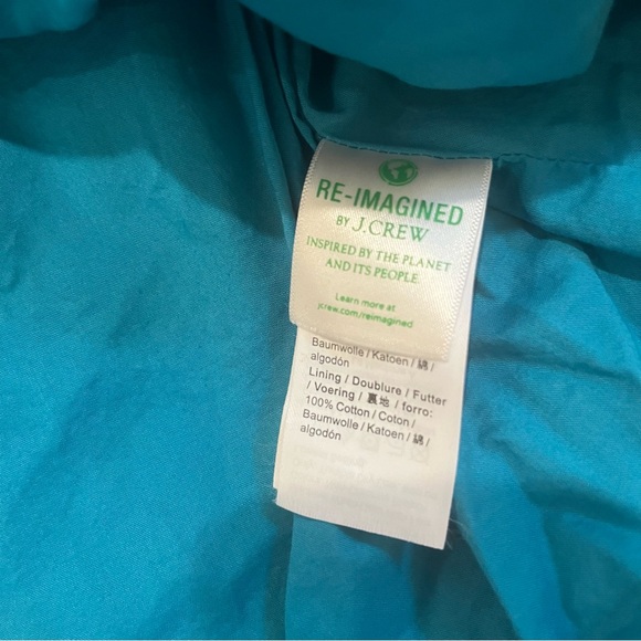 J. Crew Liberty Giorgia Duke Paisley Side Cut Out Puff Sleeve Midi Dress - 6 - Picture 14 of 16